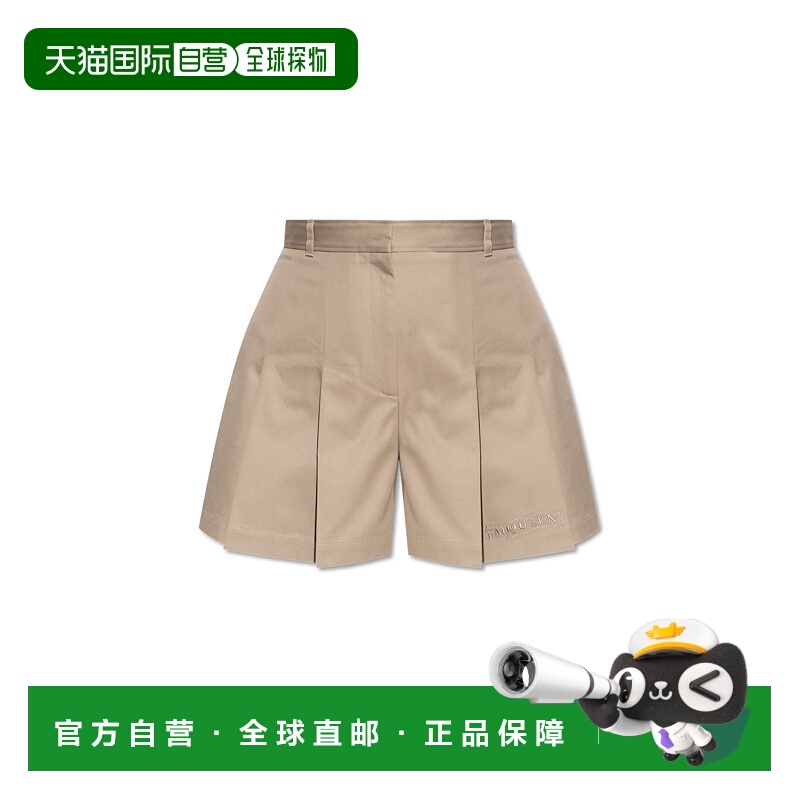 1h可退 香港直邮ALEXANDER MCQUEEN 女士短裤 832559QFABL2001 AW