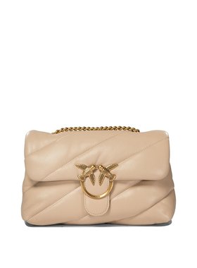 PINKO 女士单肩包 100038A0F2C50Q AW2024 浅棕色 Shoulder bag