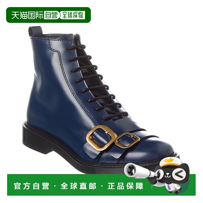 自营 tod'sTOD 系带皮靴 - 蓝色 美国奥莱直发