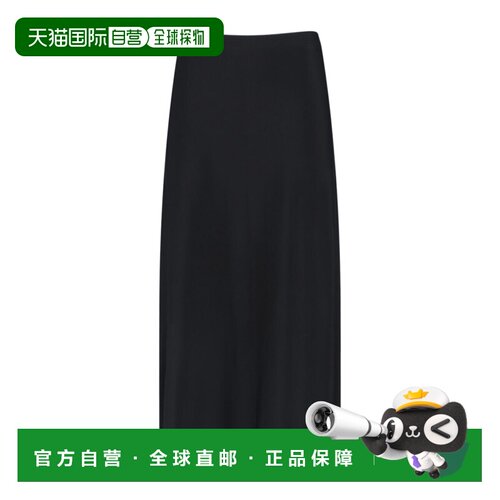 香港直邮THE ROW 女士半身裙 10031Y914BLK AW2025 黑色 拉链半身