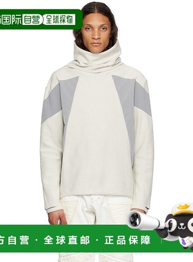 1h可退 香港直邮潮奢 carnet archive 男士 灰白色拼接高领衫 CA0