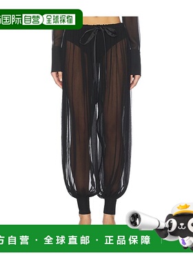 1h可退 香港直邮kenzo 高田贤三 女士 透明膨起长裤 FF62PA1159AB