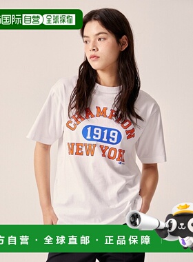 韩国直邮CHAMPION冠军韩版正品运动休闲日常复古舒适T恤CKTS4E234