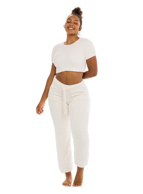 jmp【美国奥莱】直发 Unwind Crop Top 象牙色 - 白色