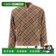 香港直邮潮奢 Burberry 巴宝莉 1h可退 男士 格紋拉鍊哈靈頓夾克