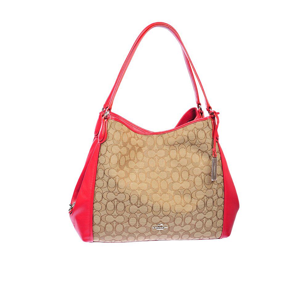COACH 女士斜挎包 33523BEIGEROSSOBEIGE