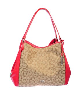 COACH 女士斜挎包 33523BEIGEROSSOBEIGE