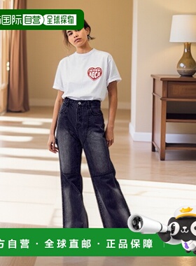 韩国直邮AECA 公用T恤AWCMSSBDTTSST006C0WA AECA LOVE HALF SLEE