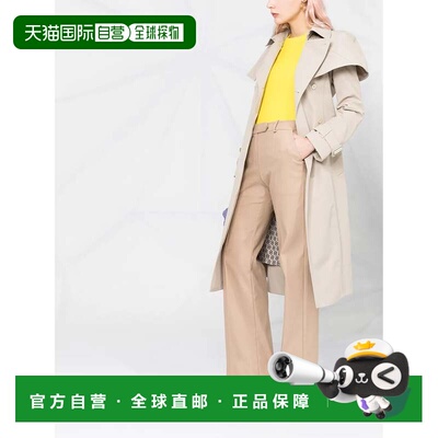 自营 salvatore ferragamo菲拉格慕海沟-白色 美国奥莱直发风衣