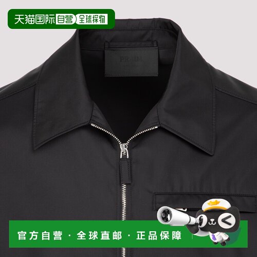 香港直邮PRADA 男士夹克 SGB6841WQ8S211F0002 CO 黑色 Re-Nylon