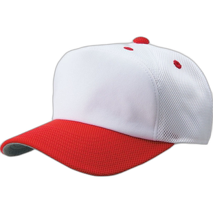 日本直邮ZETT 男女通用/青少年棒球/垒球帽前面板后网帽 BH158A-1