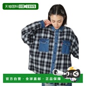 1h可退 420ISH30011 女士拼接设计格纹衬衫 日本直邮RODEO CROWNS