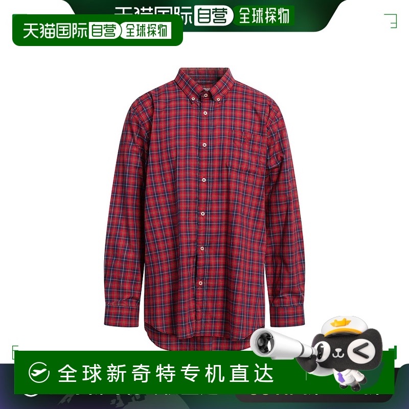 香港直邮潮奢 Barbour 巴伯尔 男士 格纹衬衫 red红色 舒适时尚