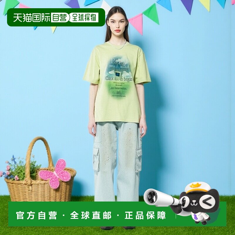 韩国直邮SCULPTOR T恤 SC23S235GR高档舒适时尚百搭 简约高级感