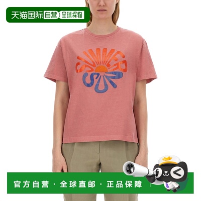 1h可退 香港直邮Paul Smith 女士 SUN 夏装印花T恤 W2R031VMP4519