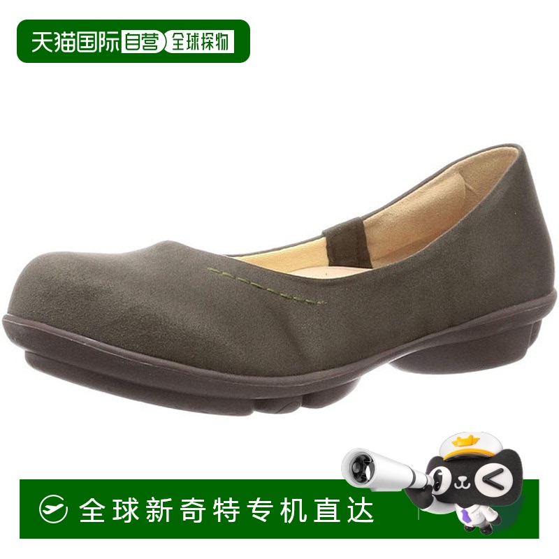 日本直邮Re:getA Regetta Re:getA Tsvor 2ball 平底高跟鞋仿麂皮