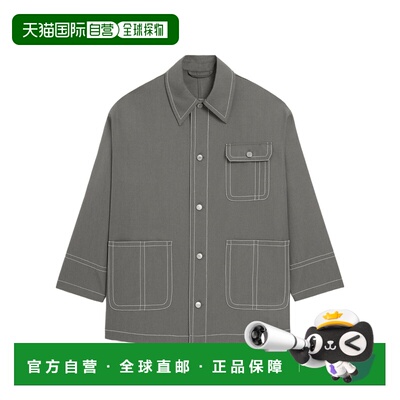 1h可退 香港直邮Ami Paris 男士夹克 UJK880WV01950516 SS2026 灰
