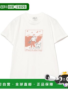 1h可退 日本直邮Ray BEAMS Shiomi Wada / 海之彼岸印花T恤内搭