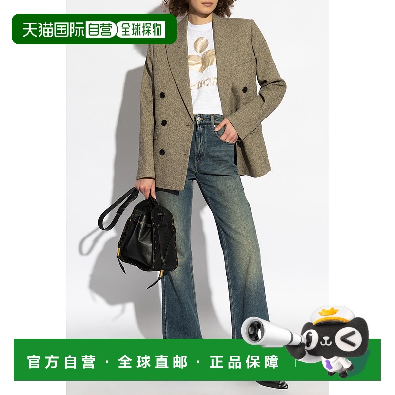 1h可退 香港直邮ISABEL MARANT 女士外套 VE0489FAC1F02IBLACKECR