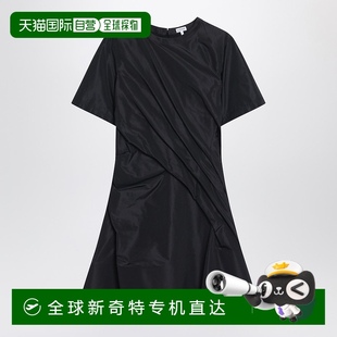 黑色迷你立体剪裁连衣裙 1h可退 女士 香港直邮LOEWE S359 罗意威