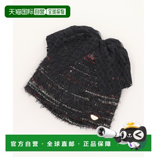 1h可退 日本直邮CA4LA 女士 宽松单针织帽 蝴蝶结毛线帽 ONM01972
