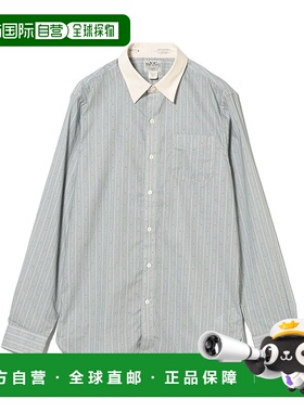 1h可退 日本直邮Double RL RRL 男装 Slim Fit 印花织纹衬衫 3811