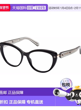 自营 swarovski施华洛世奇SK5477猫眼眼镜-黑色 美国奥莱直发