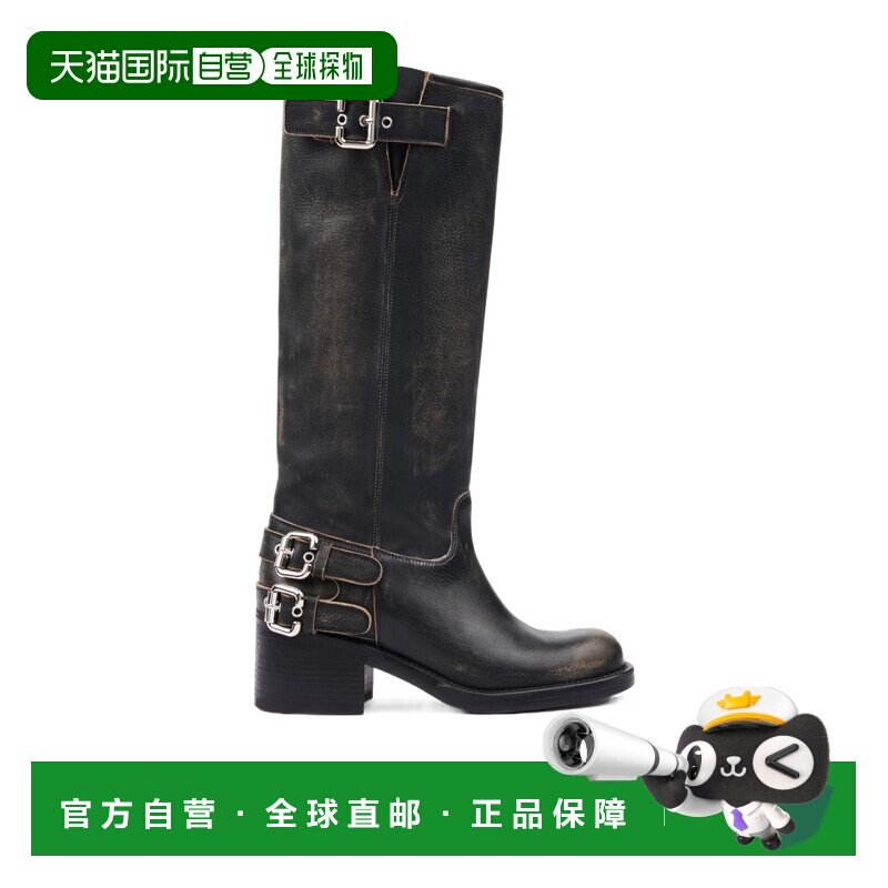香港直邮Chloe 圆头短筒靴 C25A12ESY女鞋女靴中筒靴