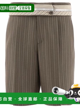 1h可退 香港直邮潮奢 DIOR 迪奥 男士 短裤 383C132A571 brown棕