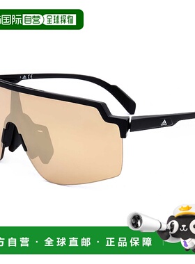 自营Adidas Unisex Sport 99mm Sunglasses - shiny black 美国奥