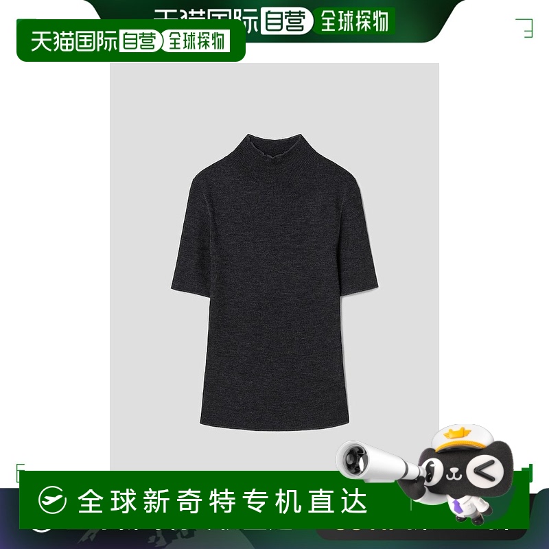 韩国直邮Theory 女士 Regal Merino Leenda 高领套头衫-全新 Pest