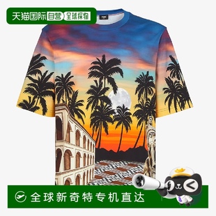 FAF722ARYCF0ZA0 男士 1h可退 T恤 花色短袖 香港直郵FENDI AW2024