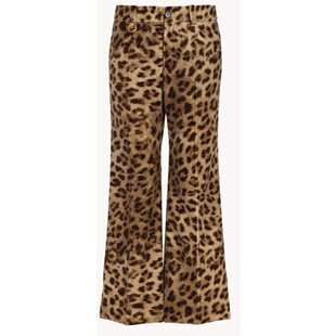 女士休闲裤 腰带环休闲裤 CH25SPA3129026A 棕色 SS2025 CHLOÉ