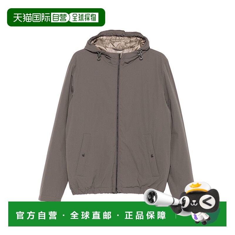 1h可退 香港直邮HERNO 男士夹克 GI00071UR12387SZ2700 AW2025 棕