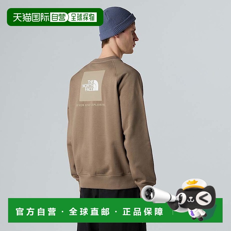 自营欧洲直邮北面 NSE Box男士插肩袖卫衣 THE NORTH FACE