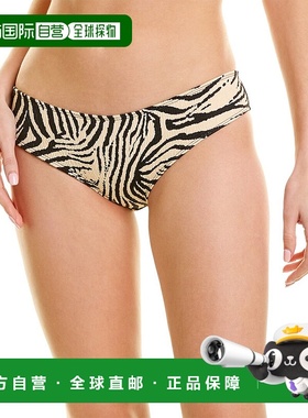 自营 Montce Scrunch Nu微型比基尼底部-棕色 美国奥莱直发性感