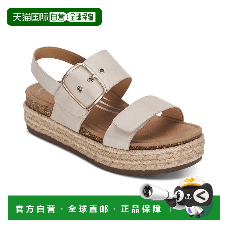 自营aetrexWomen's Vania Platform Sandals In Cream - cream 美