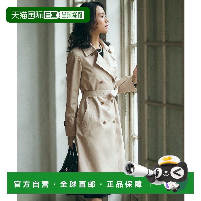1h可退 日本直邮23区 女士经典长款风衣 CM27CS0201大衣时尚百搭