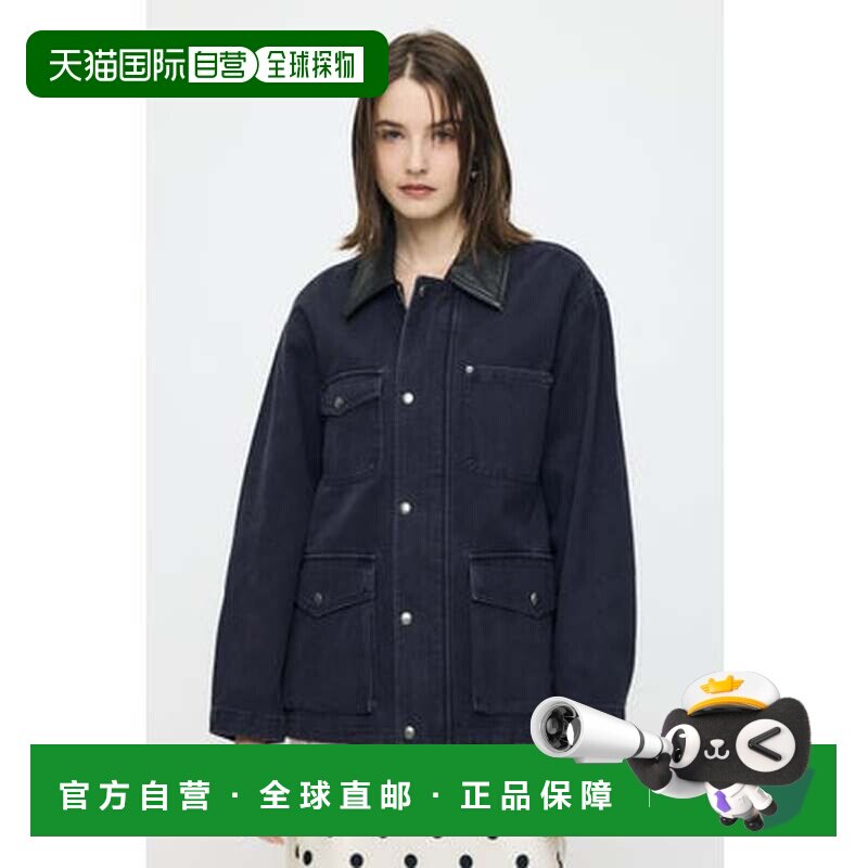 日本直邮MOUSSY 棉质工装夹克 L/黑色1