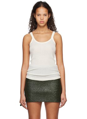 bottegaveneta葆蝶家女士灰白色背心时尚潮流经典百搭