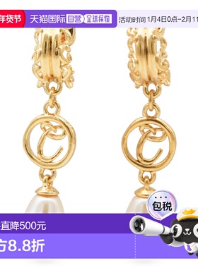 1h可退 香港直邮Chloe 蔻依 女士 高雅垂墜耳環 CH26SJE02BGL耳环