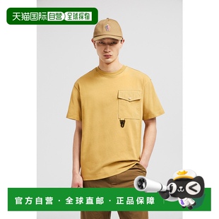 带口袋棉质T恤短袖 欧洲直邮MONCLER 2025新品