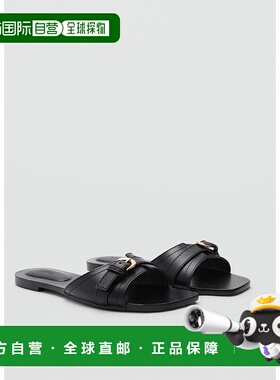 日本直邮Mango 皮革凉鞋 [DANGO]单鞋MA1658BW33260