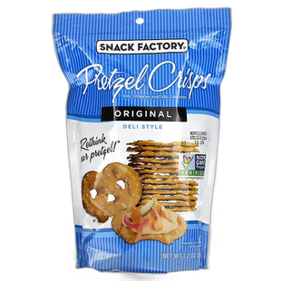 香港直邮Snack Factory,椒盐脆饼,原味,熟食,7.2 盎司(204 克