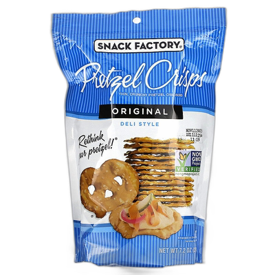 香港直邮Snack Factory,椒盐脆饼，原味，熟食，7.2 盎司（204 克