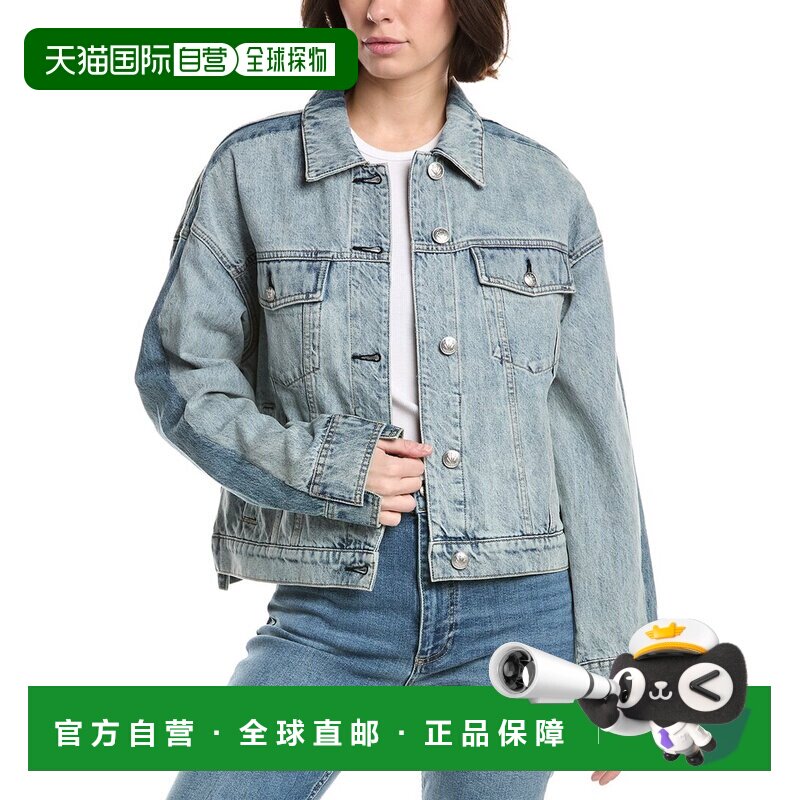 自营rag & bone Ryan牛仔卡车司机夹克-蓝色 外套 美国奥莱直发