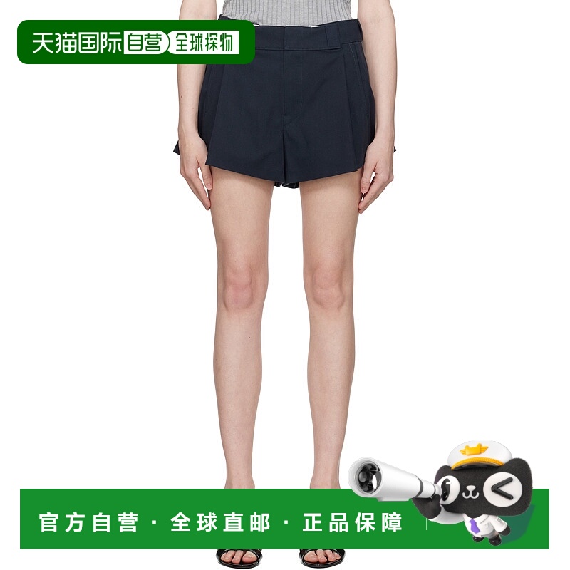 香港直邮潮奢 Alexander Wang 亚历山大 王 女士 海军蓝 Box-Plea