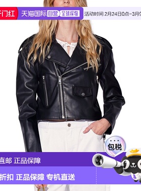 自营Walter Baker Louie Leather Jacket - black 美国奥莱直发