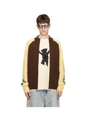 1h可退 【美国直邮】We11done 棕色 & 黄色插肩夹克