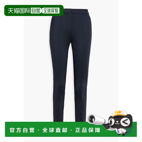 香港直邮THEORY 希尔瑞 女士 防水面料细脚长裤 O087206RDEEPNAVY